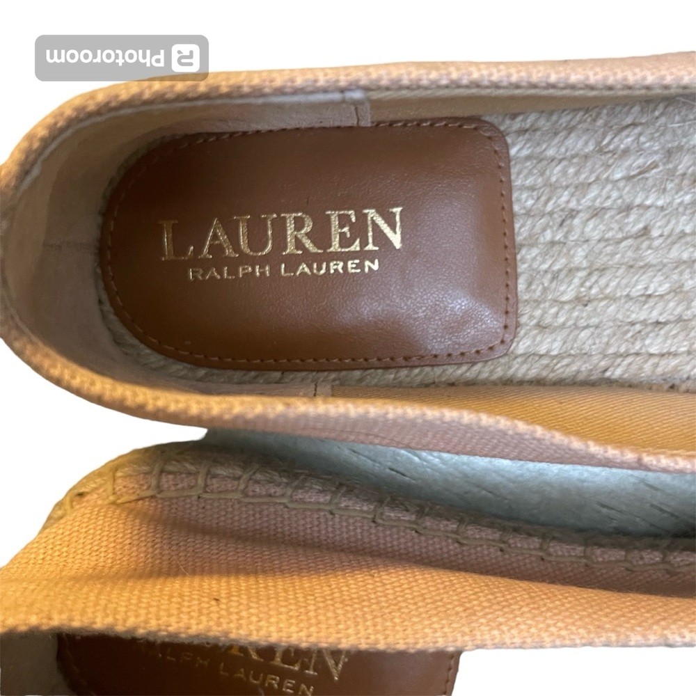 Lauren Ralph Lauren Pink Canvas Espadrilles - Picture 4 of 11